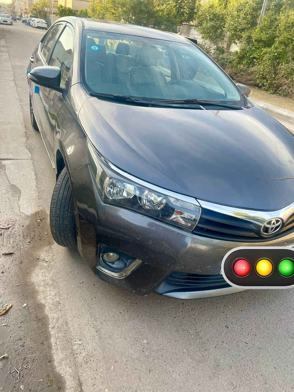 السلام عليكم
كورلا خليجي موديل 2014 لون رصاصي 
رقم بغداد الجديد 
محرك 1600 
ماشية 156 km
بدون صبغ بدون تبديل فقط مكانات بارد اثر طخات بسيطة كير محرك نضيف جدا 
تبريد ثلج
اشاير مري وتحكم ستيرن ويل كب ارضية مغلفة جلد داخل لونين تختم تاير جديد باتري جديد وادامة كاملة 
المكان بغداد 
ممتواجد ع الفيس 
السعر 137 
للاستفسار الهاتف ***********
