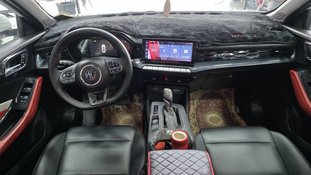 ئێم جی  MG GT 2023 Sport
تەنیا 26 هەزار ڕۆیشتووە. بێ بۆیاغ بێ ساردی
فول مواصفات.بەصمة.سلاید.برێك کارەبایی.
شاشەو 5 كاميرا.ئاوێنە شەفت. کوشین جلد.
لايت زينۆن.شاشە بیلادی ئەکتیڤ.
مكان  أربيل.   ١٠٠ متری معرض تۆپ کارس 
سعر 116ورقة   موبایل    *********** أربيل, العراق
