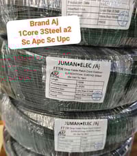 كيبل فايبر FTTH • SC APC/UPC • دبل تسليح