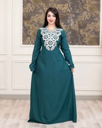 دشداشة نسائي • كشمير مراسي • فري سايز ٣XL