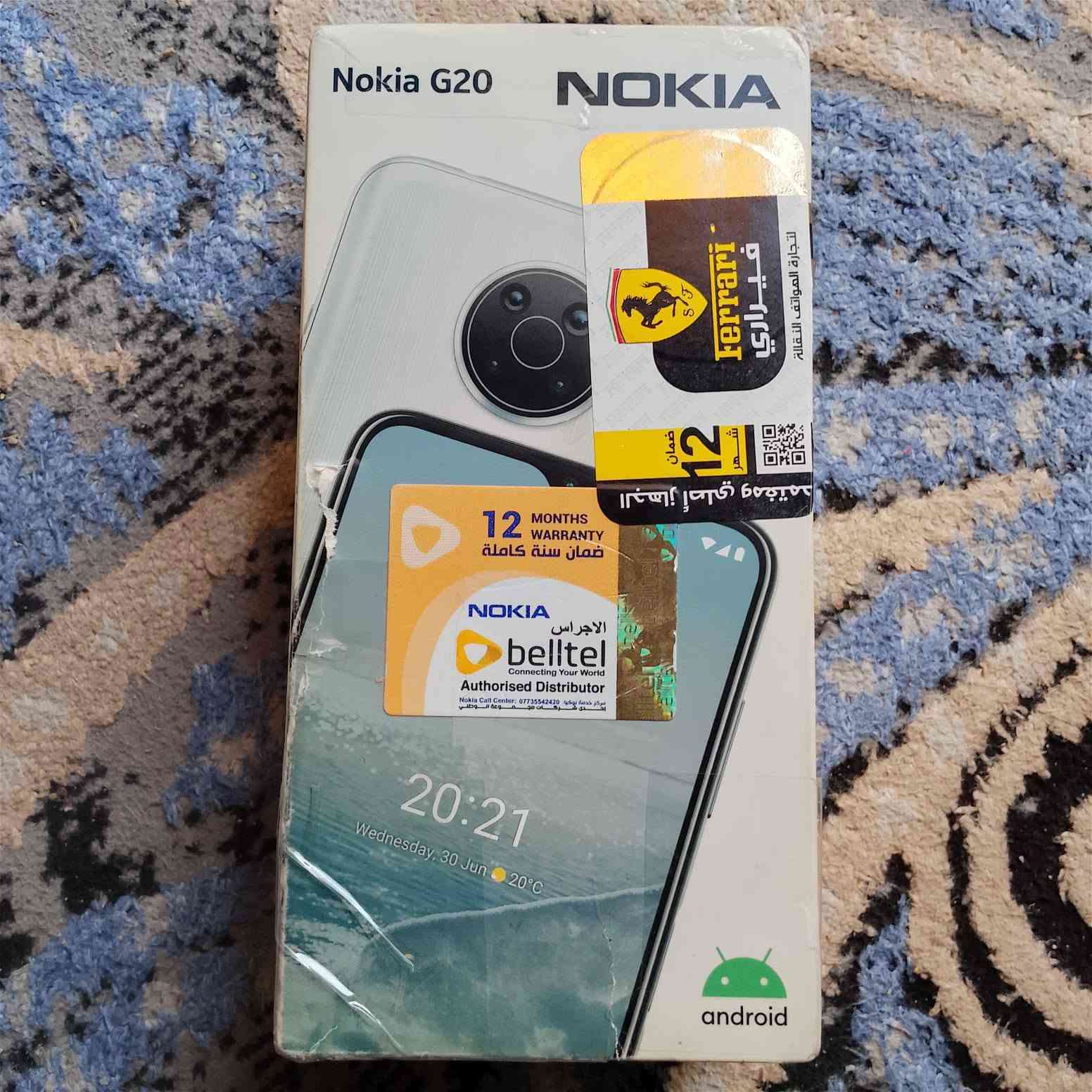 سلام عليكم جهاز البيع اسمه NokiaG20 السعر 150ربي مجال رقم الهاتف ***********
