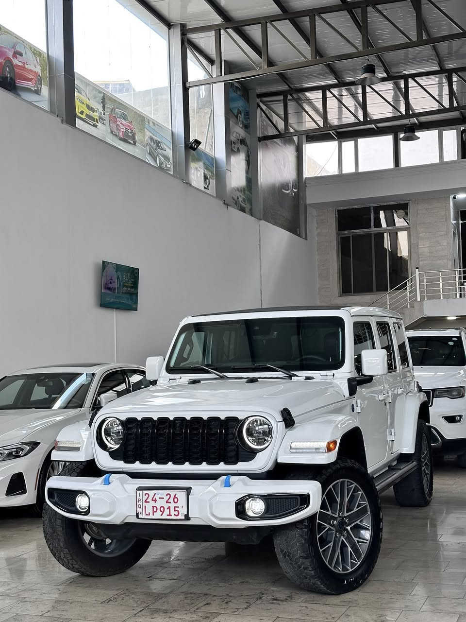 jeep Wrangler haig altitude
رقم السيارة : بدون رقم يترقم محافظات اقليم 

موقع السيارة : دهوك 

نوع السيارة : جيب رانكلر 

موديل السيارة : 2024 

المسافة المقطوعة: 21.000 ميل 

حجم محرك 4 سلندر هايبرد 4XE

مواصفات:  high altitude  فول 1/1 

بصمة تشغيل 

بصمة ابواب 

كراسي تدفئة وجلد كامل 

ستيرن تدفئة 

تشغيل عن بعد 

سقف بانورامي 

تبريد مركزي قطعتين 

دفع رباعي 4*4 

تحكمات تحديد سرعة اوامر صوتية فول 

شاشة كبيرة 

كاميرات عدد 2 امامي وخلفي 

انظمة قيادة hybrid.electric.saev 

تراكشن مانع انزلاق 

نظام اوتو ستوب 

لايت زينون LED

بك لايت LED

حساس خلفي 

رادار مانع تصادم امامي 

رادار نقطة عمياء 

ملاحظات:  بدون صبغ مكفولة كفالة عامة سيارة جديدة 

للأستفسار : 

السعر 38.500$ 

***********

***********
