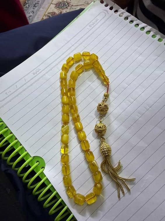 سلام عليكم البيع سبحه كهرب بولوني حر شاهد استندر الوزن 22غرام سبحةة كفية سوبر جمال ماخذة لون جميل
عدد حبات 35 سعر  150دولار مجال بسيط استفسار ‏‪***********‬‏
