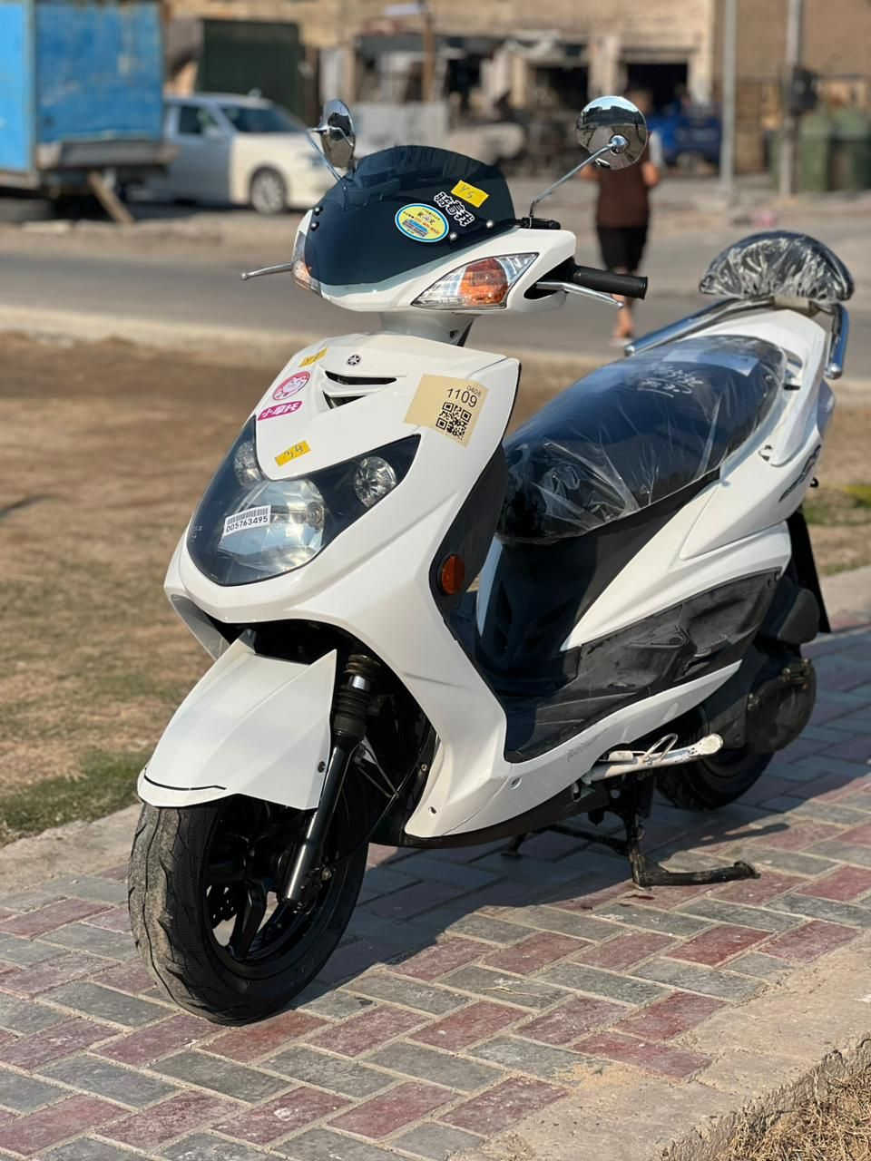 سلام عليكم.... مكلف بلنشر
دراجة سكنس(فحل )  🛵 للبيع
دراجة شلعه معدل كهربائيات كلهه شغاله 
دراجة جديده  بلادية
أي نقص مابيهة
جيب فيتر وتعال افحص
العنوان بغداد مدينه الصدر قرب مطعم ليمونه الاستفسار الاتصال على الرقم 📞 ***********
