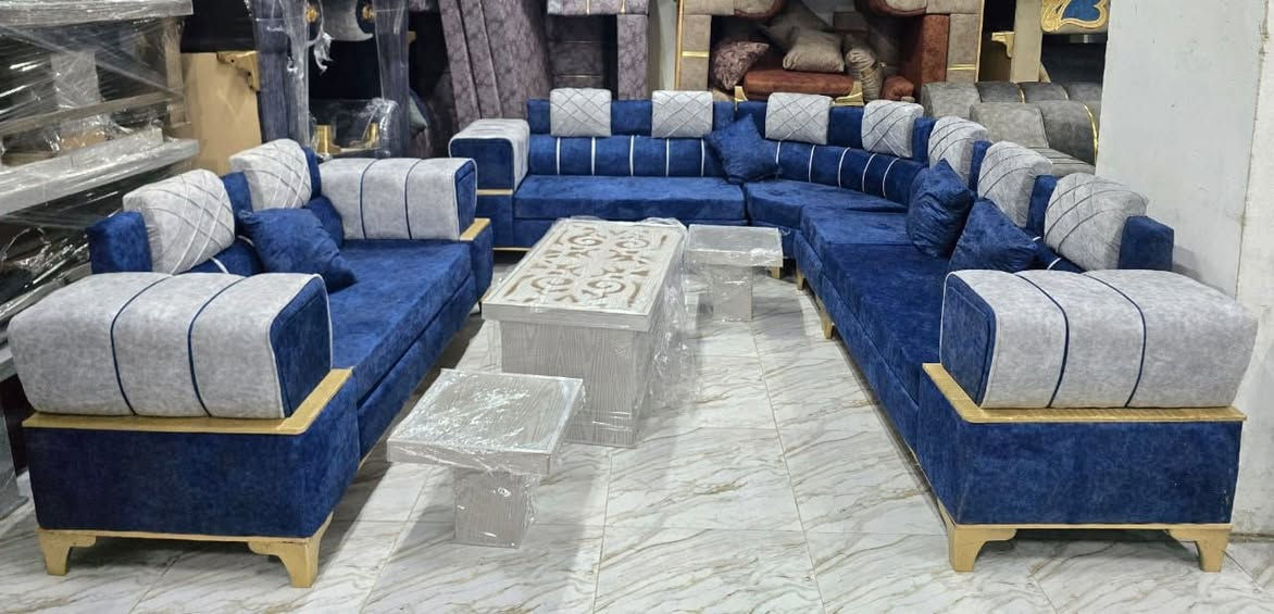 ⛔️ عرووضنا مستمررة ⛔️ بس ب??#مليونين_و500 ألف طقم كنب مع 🎁طاولات هددية🎁
📲لحق حالك واحجزز :
🛑الطقم المميز والاكثر طلب
??#طقم #كنبايات
🔴#المواصفات: 
 ✅  خشب شوح
✅#سفنج ع 12سم. ممتاز اول
✅#قماش مرمرة تقيل
✅#صندوق 😍
✅#الطراحة متحركة مذودة بسحابات لسهولة الغسيل🌙
# قواعد لوكنز لون الدهبي  

📛#أستلم نفس الطقم يلي بالصوره
👈 التواصل والاستفسار مسنجر 💥


**إذا كنت صاحب هذا الإعلان وتريد حذفه لأي سبب، رجاءا أرسل رسالة إلى الدعم الفني**