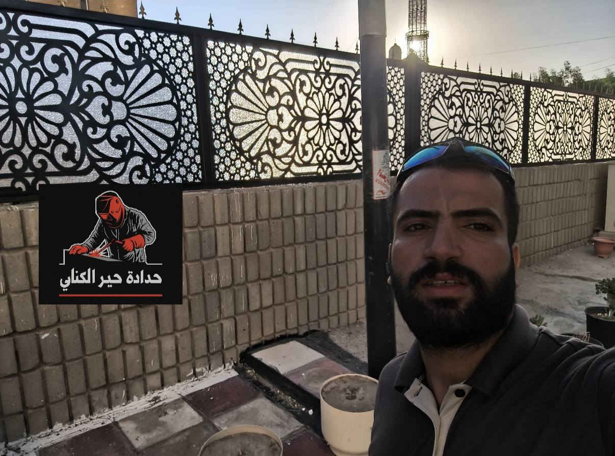 📐حداده حيدر الكناني
باسعار تنافسيه مستعدون كافه انواع الحداده🧑‍🏭
 ابواب🚪 شبابيك🪟 كرفانات🏪 محجرات ☑️سقايف كيسبان✅ غرف سندويج✅ سياج خارجي ✅ مراجيح ✅قمريات مطابخ ✅يتوفر لدينا احدث الديكورات التركية 🇹🇷 العمل داخل بغداد العنوان بغداد العبيدي 077‪33120196/***********
