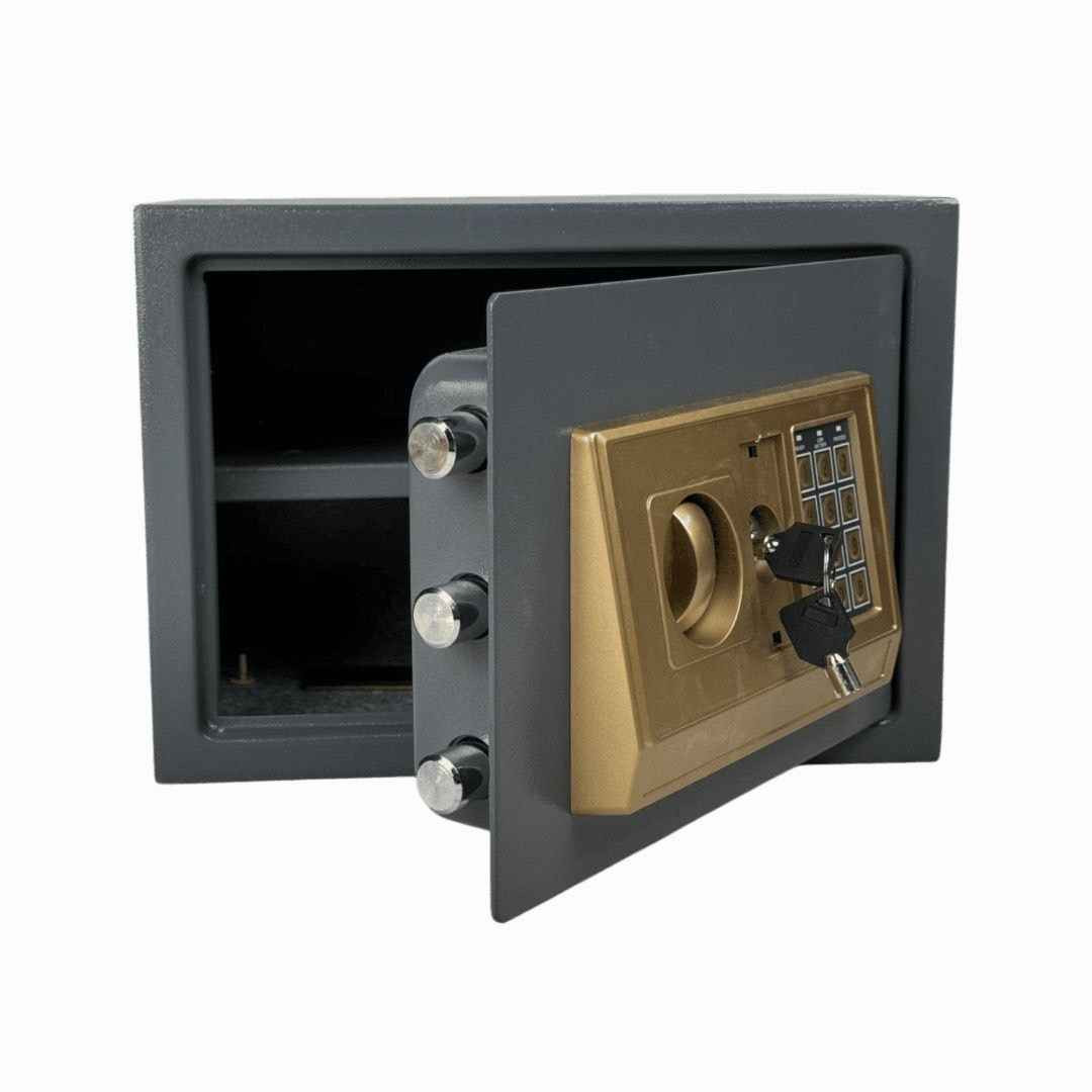 ✅ قاصة  رقمية keypad مع قفل دوّار

طرق الدخول:

إدخال الرقم السري

مفتاح احتياطي للطوارئ

ضمان: سنتان

الألوان المتوفرة: أسود – أبيض – رمادي

الاستخدام المثالي: المستندات، المجوهرات، النقود، الأجهزة الصغيرة

💼 مميزات إضافية:

🔒 أمان عالي: حماية مزدوجة عبر الرقم السري والمفتاح

💡 تصميم أنيق: يناسب ديكور المنزل أو المكتب

🛠️ سهل التثبيت: يمكن تثبيته في الخزانة أو الجدار

🔋 يعمل بالبطاريات مع مؤشر انخفاض البطارية
القياسات:- الارتفاع 25 سم . العرض 25 سم . الطول 35 سم
للحجز ارسل الرقم والعنوان يوجد خدمة توصيل لكافة المحافظات بغداد, العراق


**إذا كنت صاحب هذا الإعلان وتريد حذفه لأي سبب، رجاءا أرسل رسالة إلى الدعم الفني**