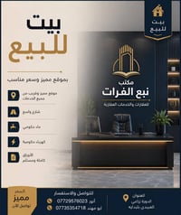 بيت للبيع مساحه 200م واجهة 10 نزال 20   عدد غرف نوم 4 مع استقبال ومطبخ...