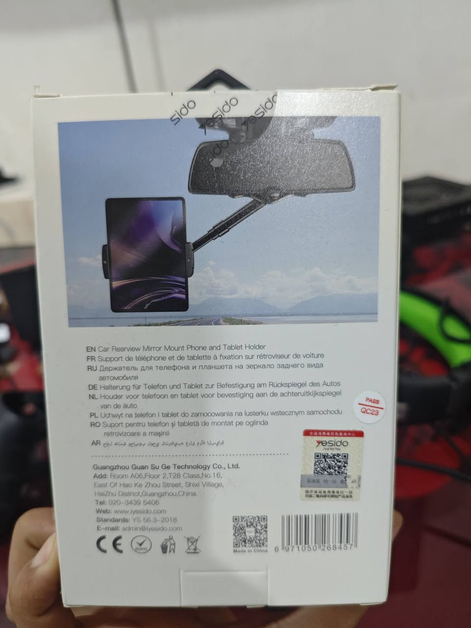 السلام عليكم ورحمة الله وبركاته
ستاند وشاحنة سيارة ماركة يس أي دو ماركة عالمية شاحنة مفولة تشحن حتة لابتوب تطيك 125 واط والستاند كوالتي كلش حلو يتركب بالمراية ويتحرك 360 درجة اوبن بوكس للاستفسار خاص مفتوح 
***********
