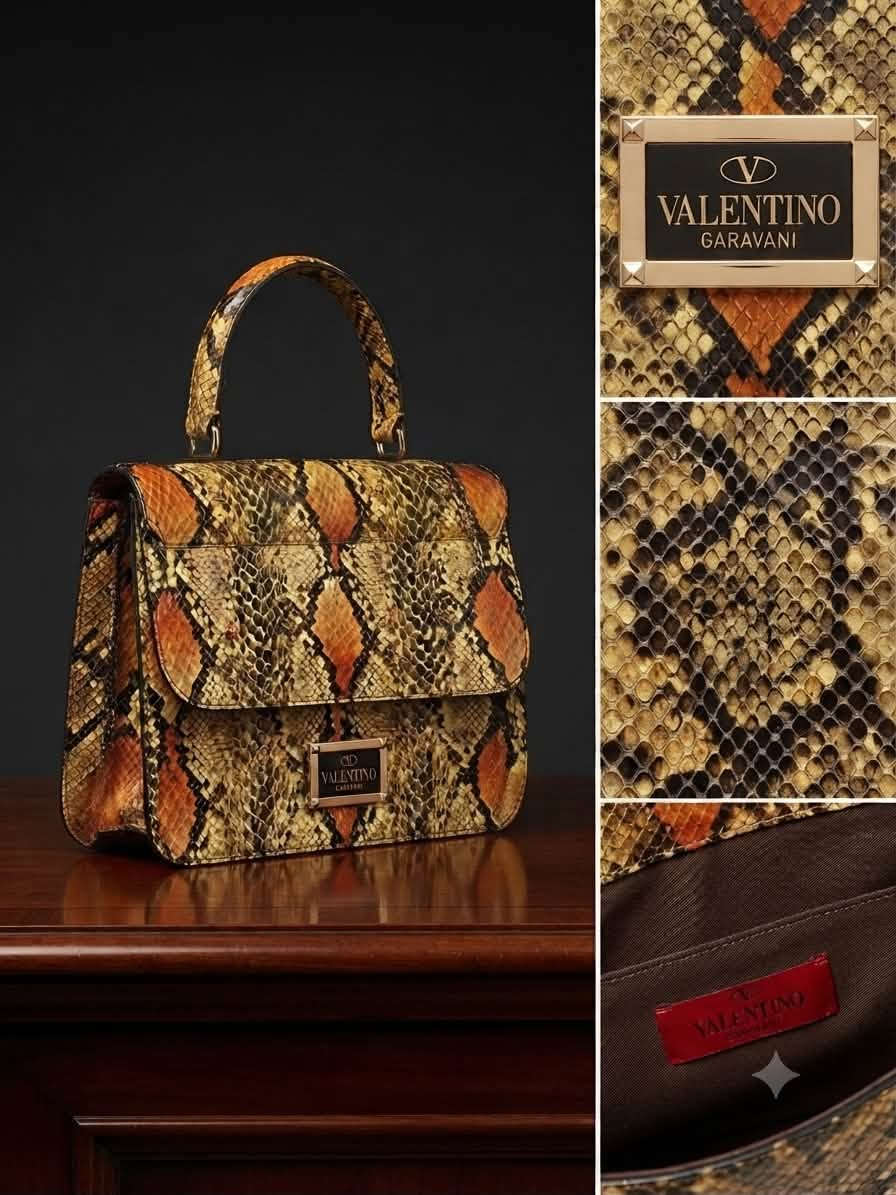 حقيبة Valentino Garavani المصنوعة من جلد الثعبان بنقشة مميزة باللونين الأصفر والبرتقالي قطعه فريده صناعه إيطاليا اصليه


**إذا كنت صاحب هذا الإعلان وتريد حذفه لأي سبب، رجاءا أرسل رسالة إلى الدعم الفني**
