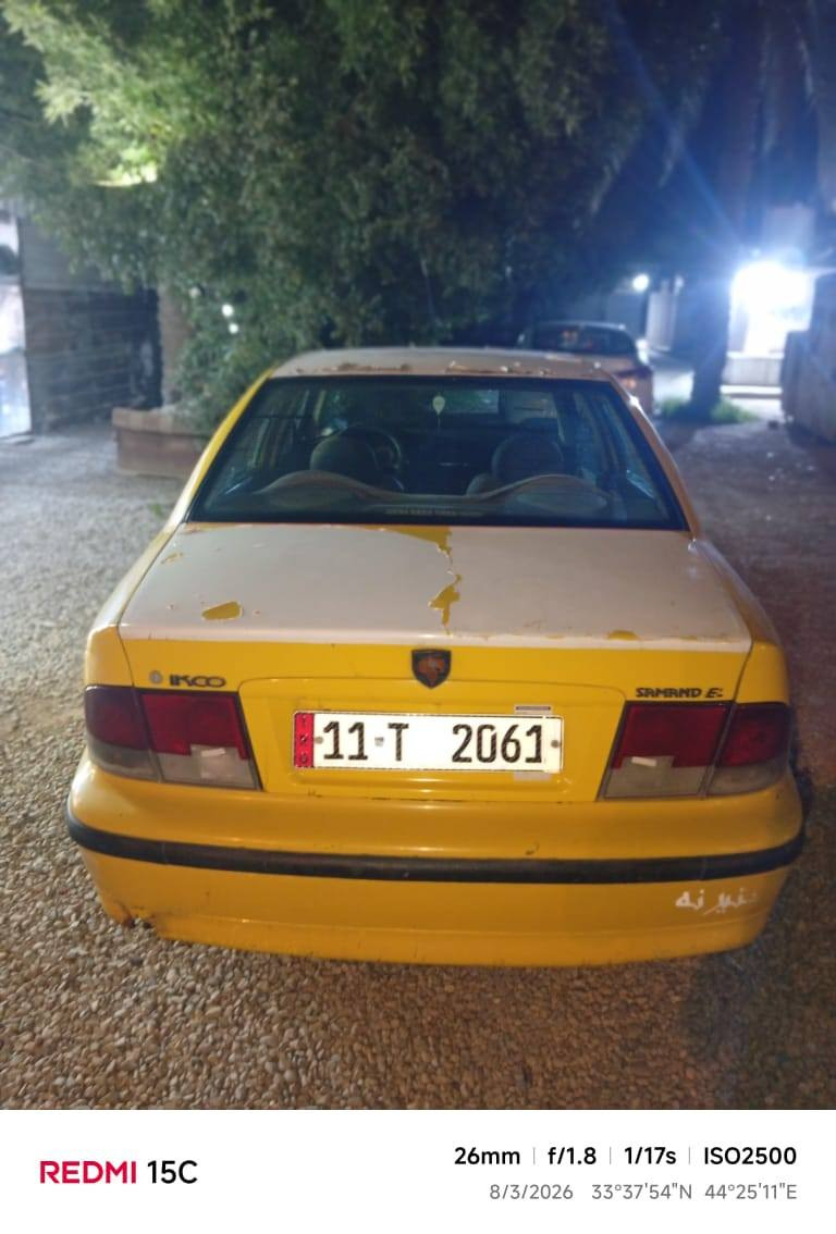 سلام عليكم سمند 2009 ليموني للبيع صدر امامي و خلفي جديد درتيم شفت جديد مشط ستيرن جديد كلج جديد داخل نضيفه مكينه وكير شغالات تبريد تتدفئه شغاله  السعر 28 وبيهه مجال الاتصال ع هاذا رقم ***********
