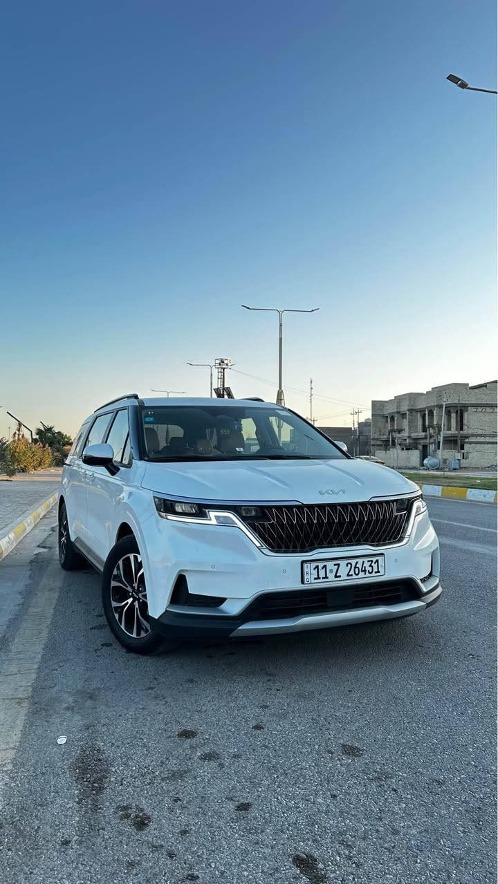 كيا كرنفال 2023 فول داخل جملي
V6 ستة سلندر 
رقم بغداد 
ماشية 22 الف كيلو فقط
السيارة مكفولة من الصبغ والبارد والشخط 

1.بصمة أبواب
2. شاشة
3. تحديد مسار
4.كشنات جلد
5.بصمة
 6. بردات خلفية بلادية
7 .لد نهاري
 8. حساسات لايتات
9. بيبان كهرباء 
10. رادارات 360
11. كشافات
12. لايتات لد 
13. مانع تصادم
14. ثلاث قطع تبريد
15. هند بريك بصمه
16. ⁠7 راكب
17. مراقبة نعاس السايق
18. وضعيات قياده سبورت إيكو نورمال
19.مثبت سرعه
20. تحكم ستيرن 
وبعد بيهه مواصفات
🚨السعر 287
🚨مكانها الفلوجة
🚨  ‭*********** بغداد, العراق
