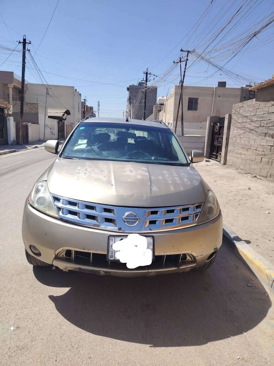 السلام عليكم نيسان مورانو ٢٠٠٧ رقم بغداد انكليزي بسمي كير محرك خير من الله صدر زين كهربائيات كلهه شغاله نقص بس التبريد وجه الكنبريسر محترك المنضومه كامله السعر ٦٥  مكاني بغداد *********** بيع او المراوس حسب القناعه.
