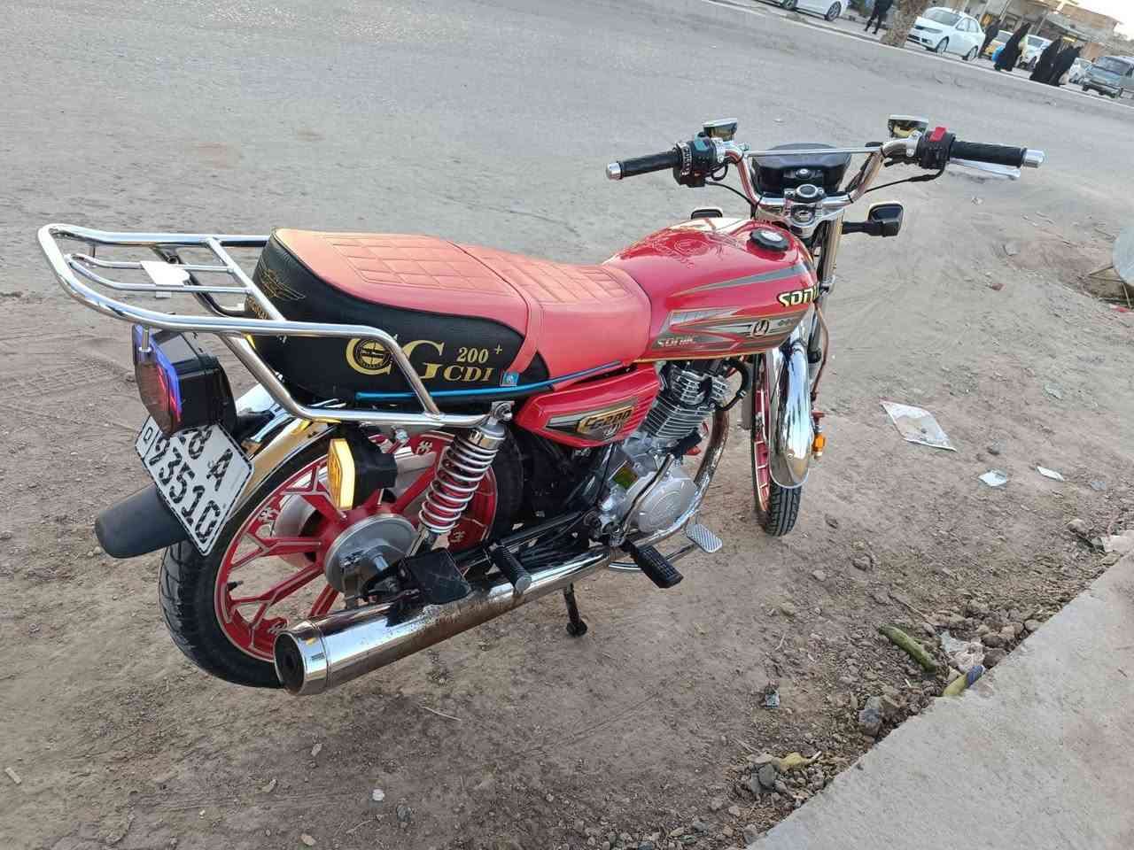 السلام عليكم دراجه رقم وسنويه سونك عنكبوت 5كير مديل26 محرك 200بلص بعده بسم الوكيل،، قفل مليون وربع  🚶‍♂️***********
