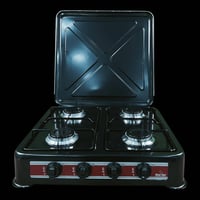 طباخ سيلفر شيف • ٤ شعلات • ٤٨×٤٨×١٤ سم