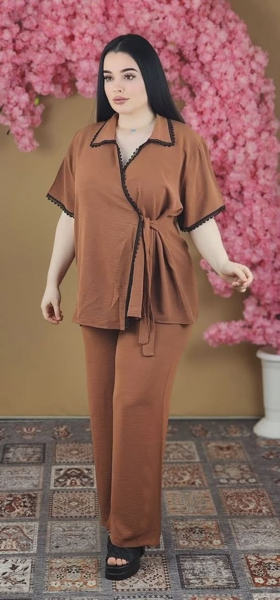 الاستفسار والحجز فقط واتساب+9647775744834
سوت نسائي
موديل ربطه 
القياسات من َL الى 4XL
نوع الخامه ايروبين  صيفي
سعر 28
