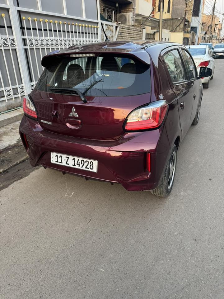 متسيوبيشي ميراج هاج باك 2024
بسعر مغري جدآ مرقم وجاهز دخول جديد 

السعر9500$ ورقة و بيه مجال اشوية

فئه SE 
(نص فول )
موديل 2024 ... 
السنوية لل2030 والرقم بغداد الجديد ( الانكليزي ) و بأسمي .. 
تحويل ثاني يوم و مكان السيارة بغداد بلديات  ..
مواصفات السيارة 👇🏻👇🏻👇🏻
🛑المكينة1200cc
🛑الكيرcvt
🛑تحكم ستيرن جهتين
🛑اوتو لايت
🛑اربع جام كهرباء +جامه السائق اوتو
🛑حساس اطارات
🛑شاشة كبيرة نظام كار بلي
🛑شاشة ثانية خاصة للتبريد
🛑منفذ USB
🛑ويل كب 
🛑بك لايت لد
🛑رادار امامي مع توقف ذاتي مع الرادار
🛑انظمة قيادة ايكو و سبورت

🛑مانع الانزلاق
🛑نظام تثبيت السرعة
🛑نظام الABS للمكابح
🛑كاميرة اصل
🛑بلوتوث 
 
 سياره بدون حادث مكفوله من صبغ او بارد فقط يم قبق بانزين   راديترات وتبريد ومي الشركة ع وضع البلاد السياره دخول جديد  ...
بدون شواصي و بدون لغود مكفولة من العيب الشرعي  فقط ارباك دشبول.. 

التواصل والاستفسار
***********
