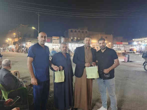 كما عاهدناكم ان نكون في خدمة أهلنا في بهرز في كل زمان و مكان و ان نكون عونا لكم دائما ،

اليوم قمنا بتوزيع أجهزة ضغط عدد 10 بعد زيارتنا لمقاهي بهرز التراثية بعد إجراء القرعة ،

و نسعى دائما لتقديم افضل خدمة تمريضية علمية صحيحة

علما ان العمل #مجاني من الساعة 1 إلى الساعة 6 صباحا

قياس الضغط و السكر و الاوكسجين و البخاخ
 24 ساعة #مجاني

تعمل العيادة بنظام الخفر على مدار 24 ساعة (بدون تعزيل)

رقم العيادة الطارئ 
***********

رقمي ابو عسل
***********

موقع العيادة 
ديالى .. بعقوبة .. بهرز .. المثلث
