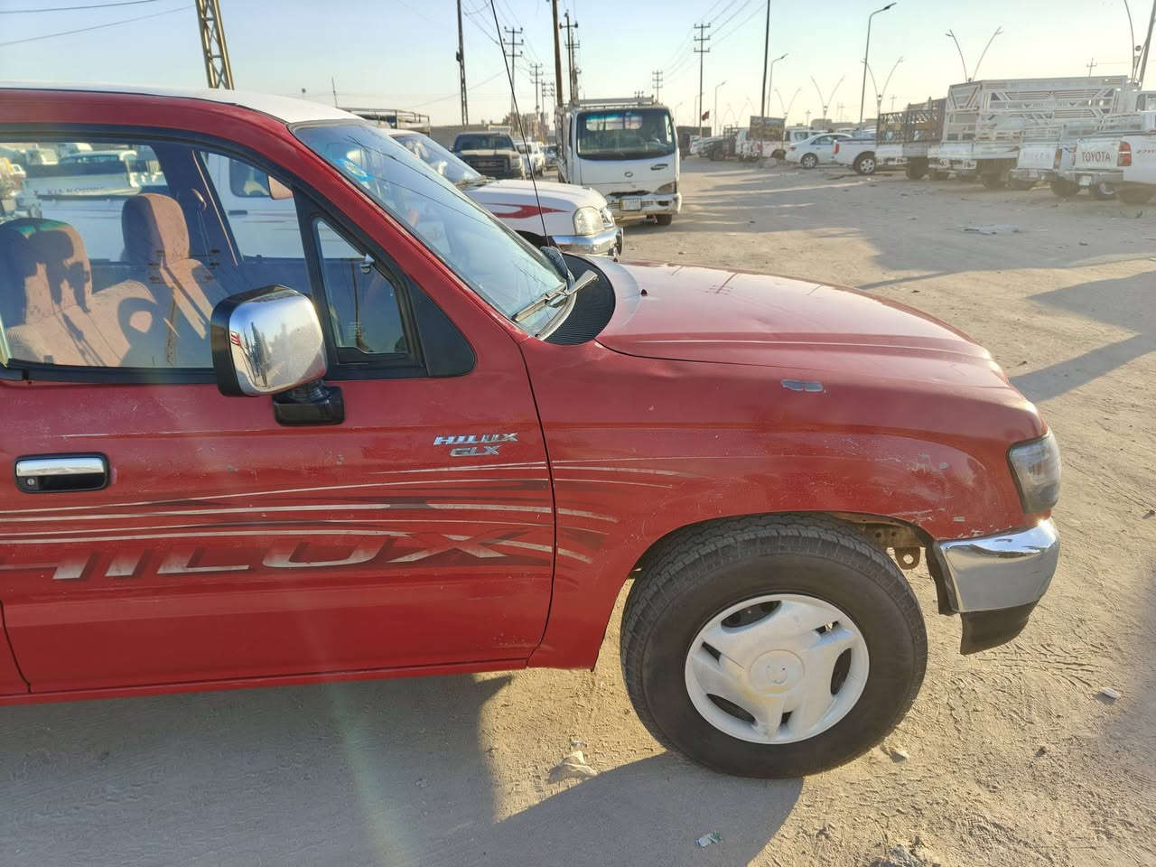 للبيع هايلوكس موديل 2005مكفوله   رقم بصرة فول مواصفات داخل احمر جاهزه السعر 118 وبيها مجال.  الاتصال  ‭***********
مكان السياره بصرة قضاء الزبير
