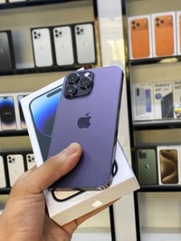 550 الف 🔥14 برو ماكس ذاكرة 128 والبطارية 76الجهاز شرق اوسط فقط مستبدل ...