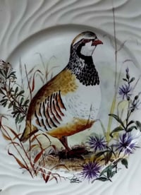 طبق ديكور • رسم طائر • ٢٨سم