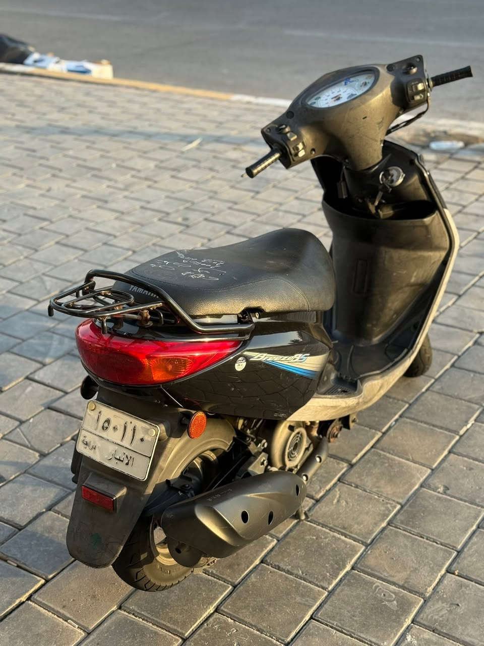 معرض الواثق لتجارة الدراجات النارية
متوفر ياماها بريز بغبغاء رقم انبار مشروع وطني 
تحويل ب اჂ̤ مرور للعراق تحويل مباشر ب اسم المشتري

عداد الممشى 15,000
حالة الدراجة كفالة عامة كفر ومكينة وكهربائياتها 
سعرها 18 ورقة وبيها مجال قليل حك الجية 
العنوان بغداد شارع فلسطين الضلال قرب يصندوق الاسكان 
***********
***********
