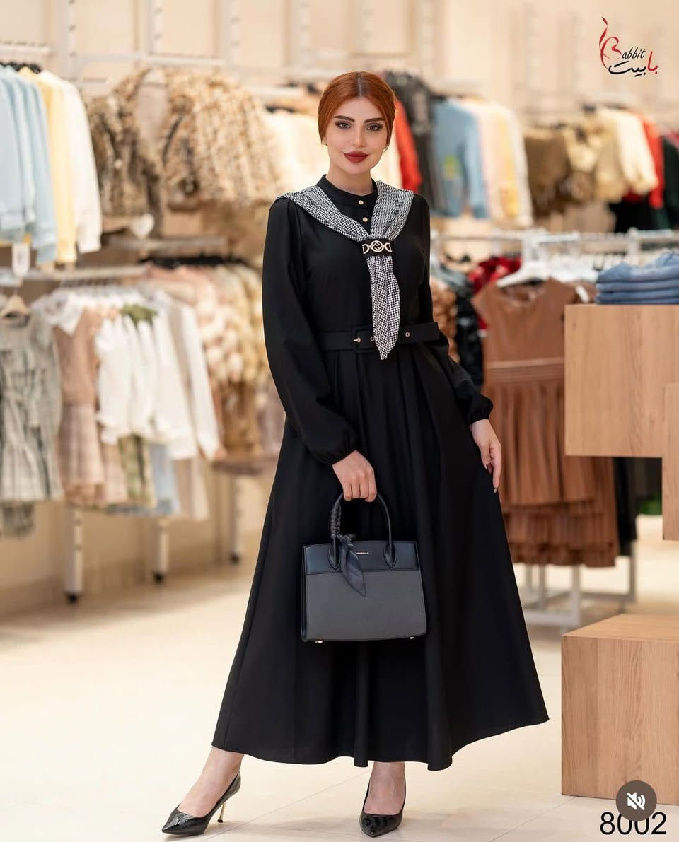 فستان دبل يوجد6الوان محلات احمد حميد عماره جبران مول النسائي ***********
