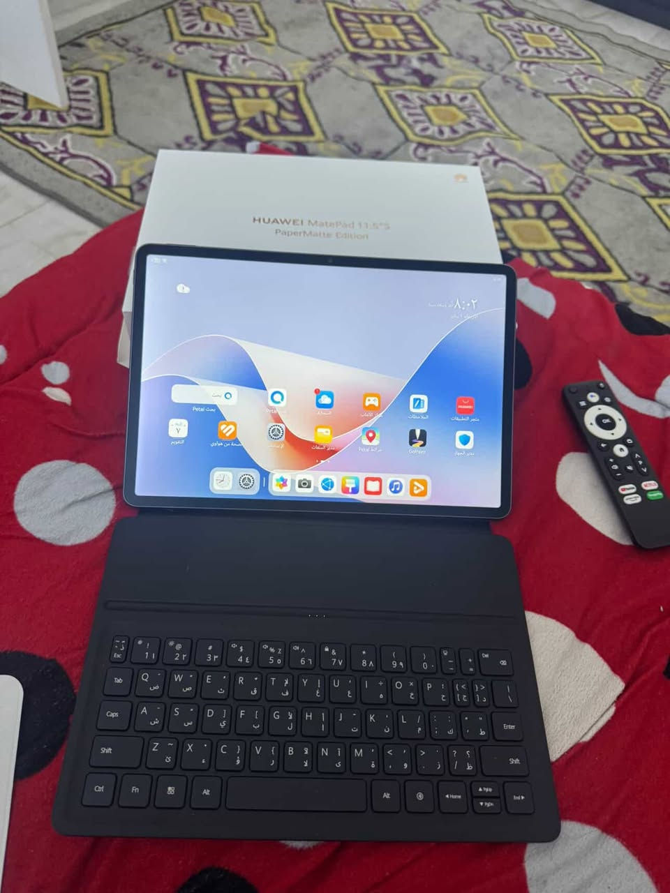 Huawei Metapad 11.5 S
كيبورد وقلم 
مستعمل نص ساعة بدون احصائيات يعني جديد 
سعره 580 الف
***********
