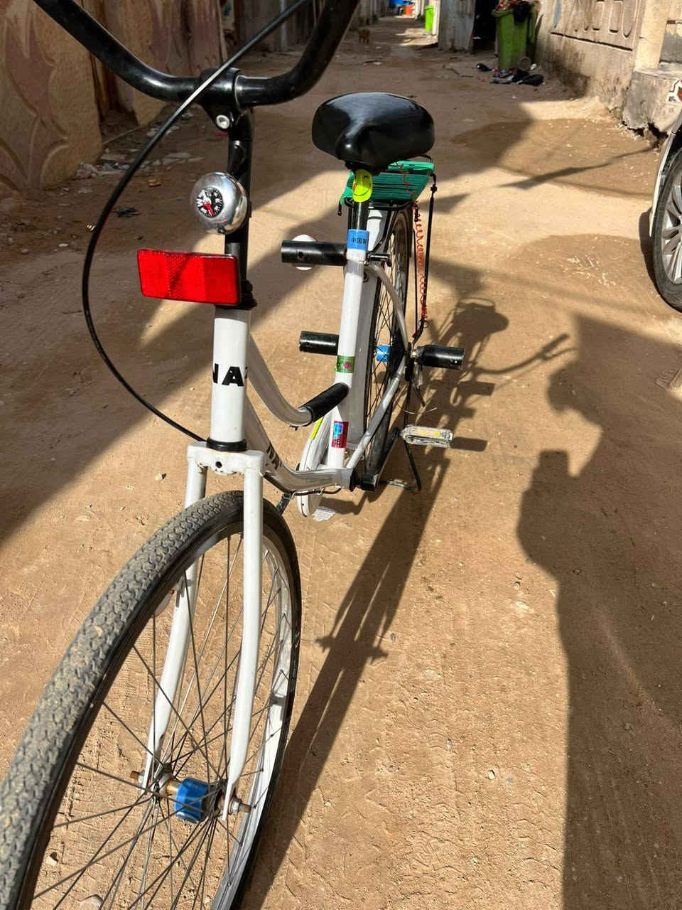 سلام عليكم بيسكل للبيع او مراوس سانتوس فقط 
شركه AN2
مديل 2020 رنك كدام مبدل  بس اما رنك وره مامبدل
بايسكل نضيف كلش نضافته 96%100
باله مو تجاري 
مداكره موجودات كلشي كامل بايسكل قبل سنه من زلته حاويه مجمبزه كفاله بس رنك كدام مبدل بعد كلشي مابي رنك وره ما مبدل 

حجم 26
سعر 120 وبي مجال لطيبن
رقم ***********
عنوان ابو خصيب محيله
