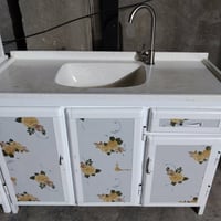 كاونتر المنيوم تسكام سنك مرمر نضيف جدا للبيع للإستفسار الاتصال على الر...