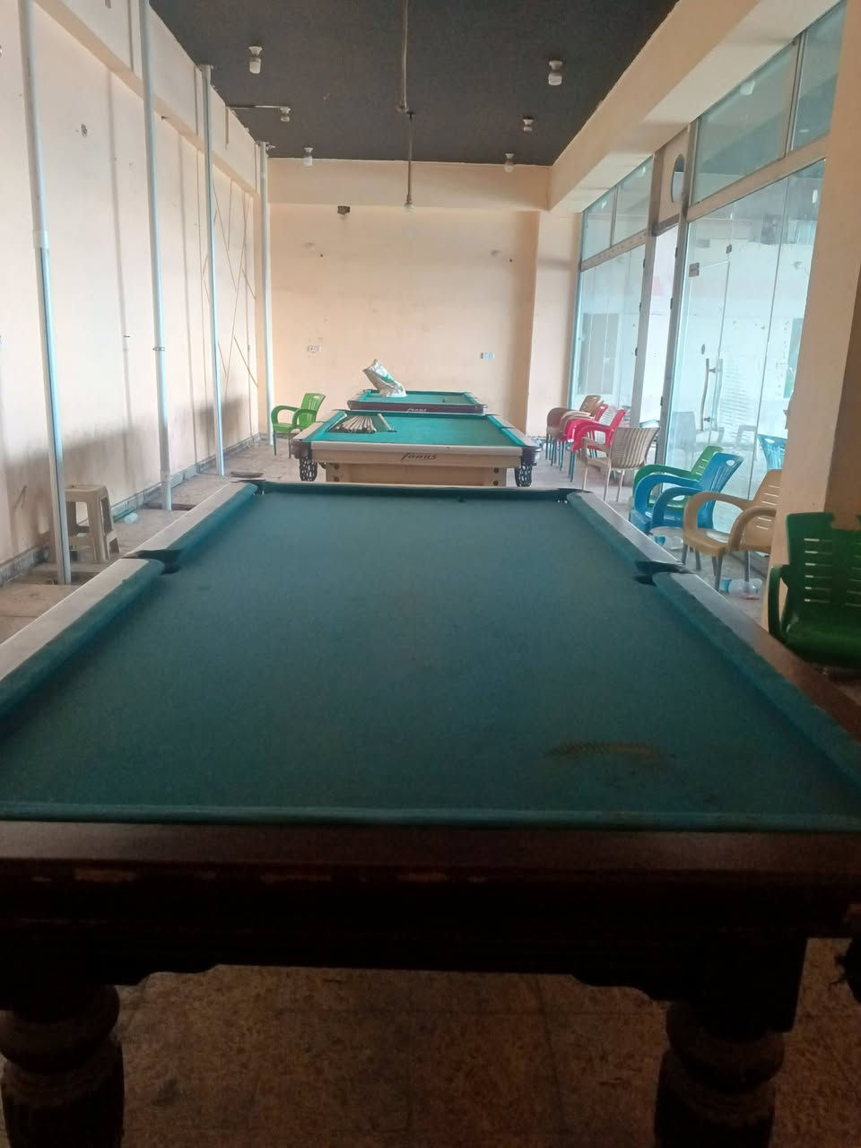 سلام عليكم 
ميوزه للبيع بليارد 
العدد 3 
2. فانوس 
واحد فرخ سنوكر 
نجف 
***********
