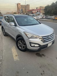 سنتافي امريكي مديل 2014 سياره حادثه بابين فول موصفات بنراما  كشنات جلد...