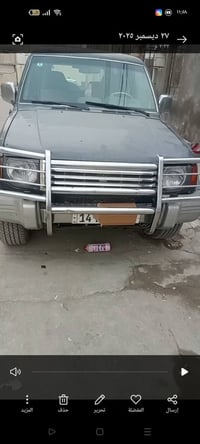 سياره باجيرو لبيع مشروع وطني سنويه بسمي جديده رقم نكليزي كير ومكينه جد...
