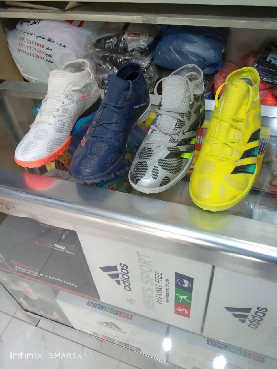 📢🔥 عروض مميزة ومحدودة الوقت من قبل الأخ العزيز الحاج نجاح تعبان 🔥📢
إلى زبائننا الأعزاء…
✔️ حذاء ميسي الأصلي
بدل 25 ألف أصبح فقط 20 ألف 😍
✔️ حذاء الفيتنامي الأصلي المخيط
بدل 15 ألف أصبح فقط 10 آلاف 💥
📍 الموقع: الدواسر – نزلت على الهادي مقابل جامع خزائن الرحمن
📞 للاستفسار والطلب: ***********
أسرعوا فالكمية محدودة والعرض لفترة قصيرة ✨

