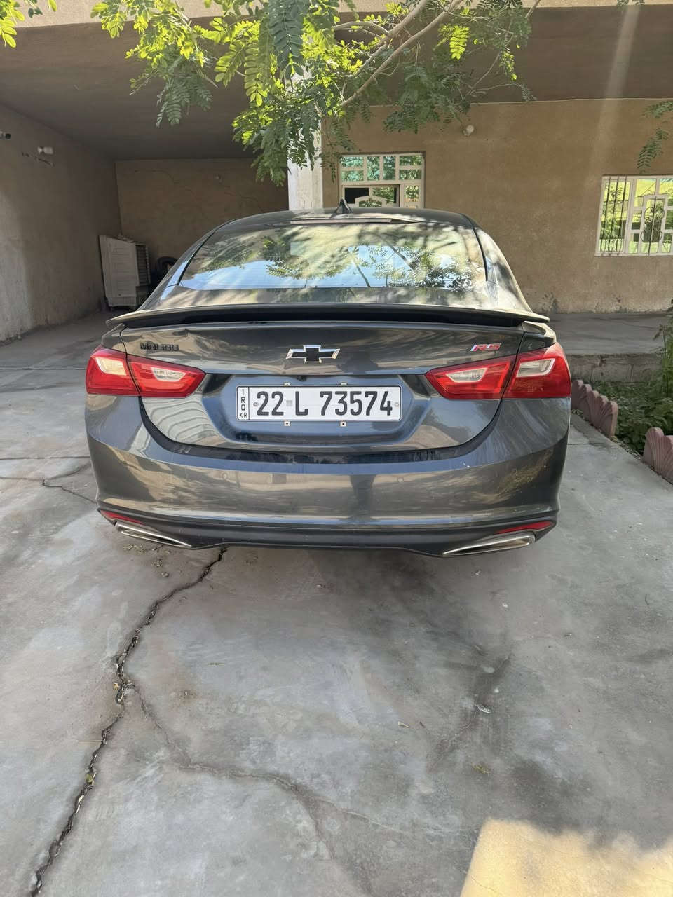 السلام عليكم
ماليبو 21. RS
مواصفات RS
غرفه جلد مشمشي 
بصمة تشغيل
بصمة ابواب
نقط عمياء 
شاشه كار بلي و اندرويد اوتو
كير و مكينة مكفولات 
باتري جديد AGM
حادث السياره امامي خفيف جاملغ و بنيد و جاملغ بارد 
مكان السياره بغداد
***********
