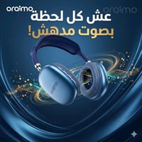 🎧🔥 صوت قوي وPure Bass يخليك تعيش الأجواء!  سماعة Oraimo I12 اللاسلكية ...