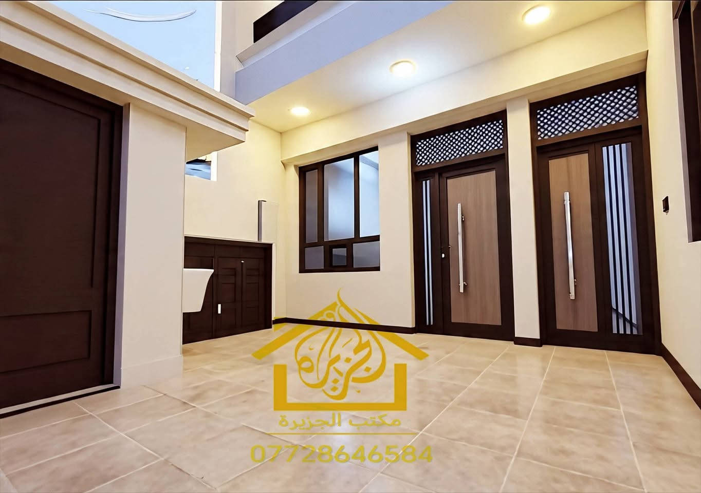 🏡✨ دار فخمة للبيع – جاهزة للسكن ✨🏡

فرصة مميزة للراغبين بالسكن الراقي وفي موقع ممتاز 🔥
📍 بعقوبة – تقاطع القدس – دور الزراعة الثانية – شارع المختار

🔹 مساحة الدار: 100 متر
🔹 طابقين بتصميم عصري وتشطيب درجة أولى

💎 مكونات الدار:
✔️ استقبال أنيق
✔️ صالة واسعة مع مطبخ
✔️ غرفتين نوم مريحة
✔️ 3 دورات مياه (شرقي وغربي)
✔️ منور + سطحين

✨ المواصفات:
▪️ أرضيات بورسلين فاخر
▪️ سقوف ونقوش مغربي راقي
▪️ واجهة فوم تركي مع إنارة مخفية
▪️ أبواب قاصة حديد
▪️ ديكورات داخلية جص وبورك
▪️ نظام غاز + نظام سبالت

✅ جاهزة للسكن مباشرة
✅ خدمات كاملة (ماء – مجاري – تبليط – كهرباء)

📄 نوع العقار: طابو زراعي – سند 25 رسمي

📞 للاستفسار:
📱 ابو يوسف *********** 

🏢 مكتب الجزيرة لبيع وشراء الأراضي والدور السكنية
❌ لا نتعامل بالإيجار
