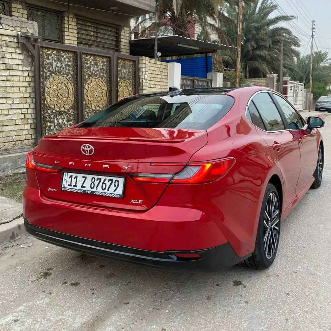 تويوتا كامري 2025 وارد أمريكي
ماشيه 1900فقط زيرووو 🤩
السيارة بجم كبس 
الضرر: جاملغ خلفي فقط
الايرباغات: سليمه
دخول جديد – ترقيم جديد
السيارة ما ماشية داخل العراق
الفئة:XLE فول مواصفات
اللون: أحمر مميز
المحرك: 2500 هايبرد
المواصفات:
بصمة تشغيل + دخول ذكي
تشغيل عن بعد
شاشة لمس كبيرة
Apple CarPlay + Android Auto
كاميرا خلفية + حساسات
نظام رادار (تنبيه المسار)
مثبت سرعة ذكي
مانع تصادم أمامي
تحكم بالمقود
كراسي جلد رياضية
كراسي كهرباء مع تسخين
فتحة سقف بانوراما
إضاءة LED أمامية وخلفية
نظام صوت قوي
مكيف أوتوماتيك
أوضاع قيادة (Sport / Eco)
السيارة بيها تفاصيل أكثر

الموقع: بغداد – الدورة
رقم صاحب السيارة 
***********

السعر :: اطلبه بالتعليقات يصلك خاص 📩

#ادارة_الصفحه ⚡

ملاحظه / 🔴
مدير الصفحه غير مسؤول عن بيع وشراء واصوليات السياره نحن صفحه لعرض السيارات فقط.
