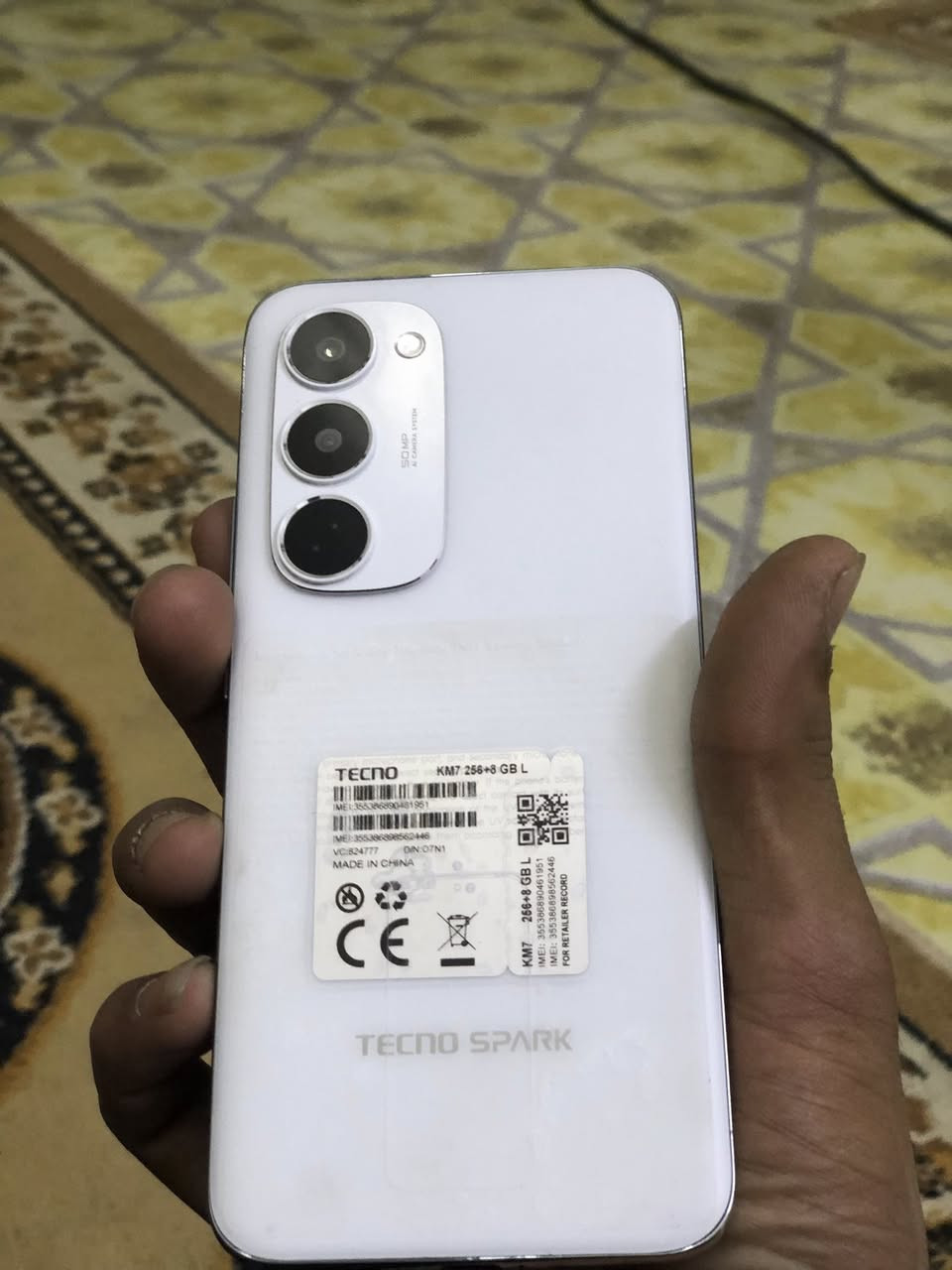 ‏سلام عليكم  ￼￼￼￼ ‏جهاز ￼ تكنو سبارك 40 بلس ‏ ‏جهاز مقفول كفالة عامة ￼￼ ‏البطارية 5200  ‏ ‏جهاز جديد  ‏السعر ‏ ‏260 ‏في مجال جوبين مجال  ‏الجهاز مستخدم خمس ايام  ‏ ‏العنوان ‏البصرة الزبير ‏اتصلوا على هذا الرقم  ***********￼
