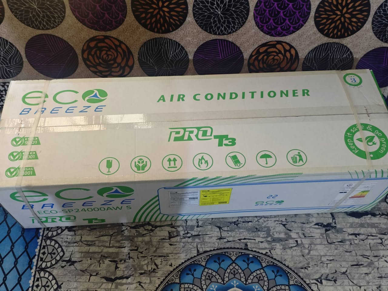 سبلت (2 طن) جديد بالكرتون للبيع
الماركة: ECO BREEZE

​السعة: 24,000 BTU (2 طن)

​الموديل: ECO-SP24000AW S

​نوع المحرك: PRO T3 (يتحمل درجات الحرارة العالية جداً وممتاز للأجواء العراقية)

​⚙️ مواصفات إضافية:

​الجهاز جديد تماماً وبحالة الوكالة (داخل الكرتون وغير مستخدم).
السعر 800الف وبي مجال قليل


**إذا كنت صاحب هذا الإعلان وتريد حذفه لأي سبب، رجاءا أرسل رسالة إلى الدعم الفني**