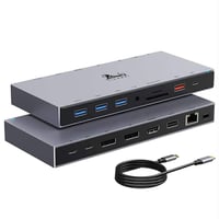 قاعدة إرساء Lionwei • USB‑C PD 100 واط • اربيل