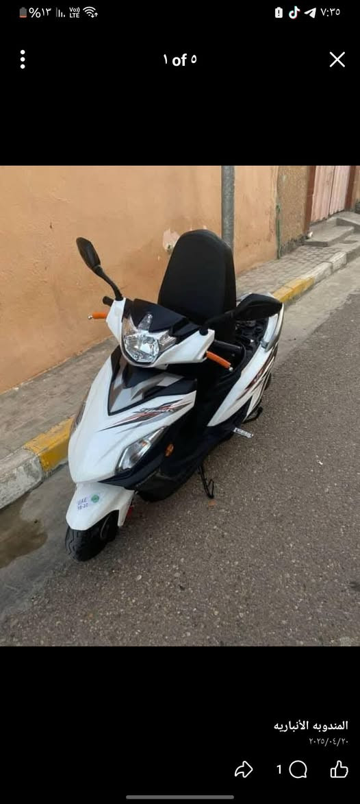 السلام وعليكم من رخصه صاحب الادمن
عندي دراجه شحن سكنس ALmasaبعدهه جديده موديل 2026 رايد مراوس بهاوجي رص نفس الي بصوره بالضبط
الدراجه كامله من كلشي تجي تفحص وين ماتريد نفس الي بصوره وهاذ رقمي *********** مكاني على شارع ٤٠
