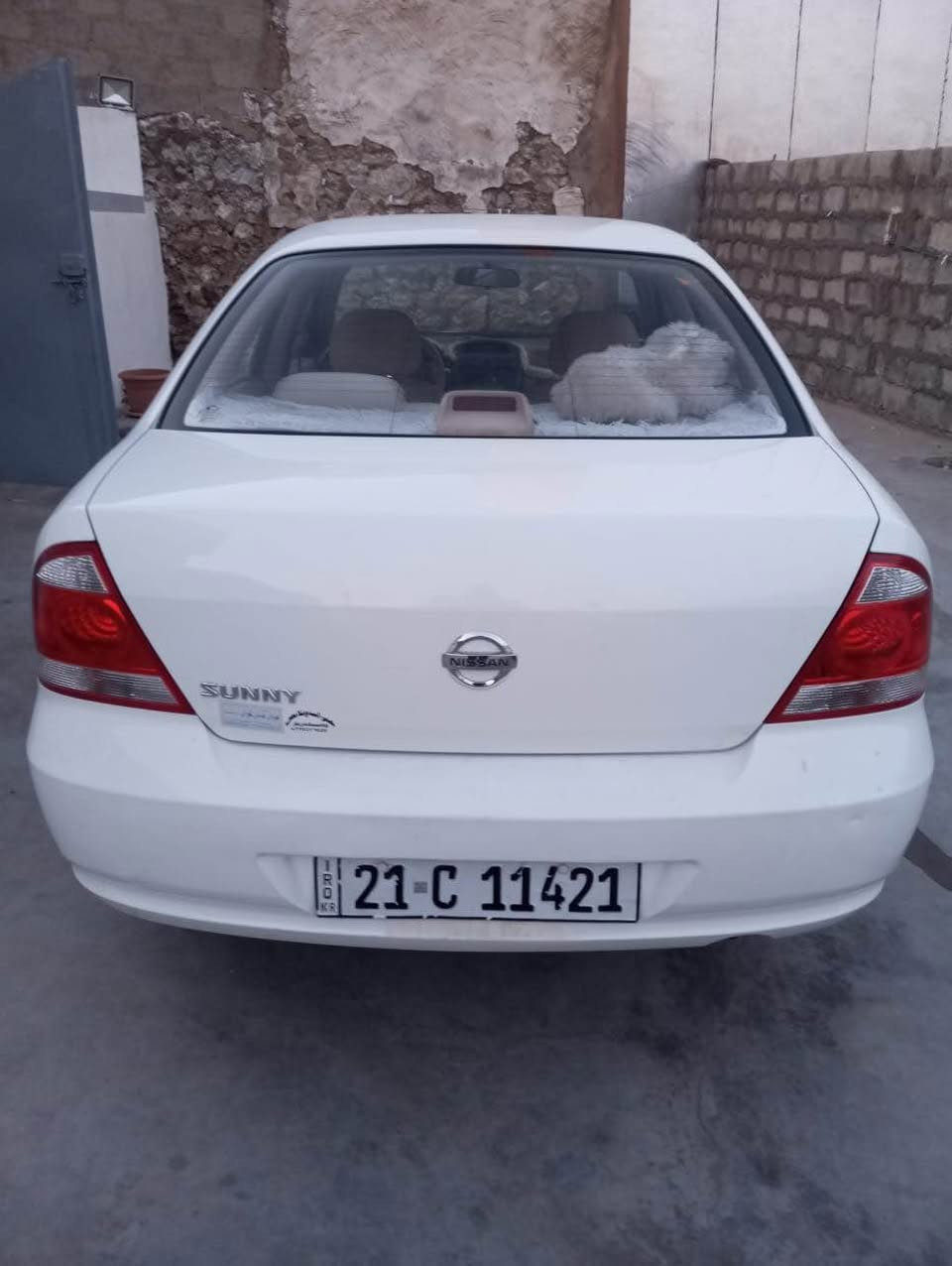 سلام عليكم اخوان اني مكلف بلنشر مااجاوب خاص أو تعليق 
نيسان صني موديل ٢٠١١نضيف مال بيت بحالة جيده خير من الله صدر جديد كير و محرك تبريد و تتفئه بشرط بيها كوبون بنزين رقم حتى٢٠٣٠شرط التحويل ضرر فقط بونيت شراي يخابر 
اسيا***********
***********كورك كركوك, العراق
