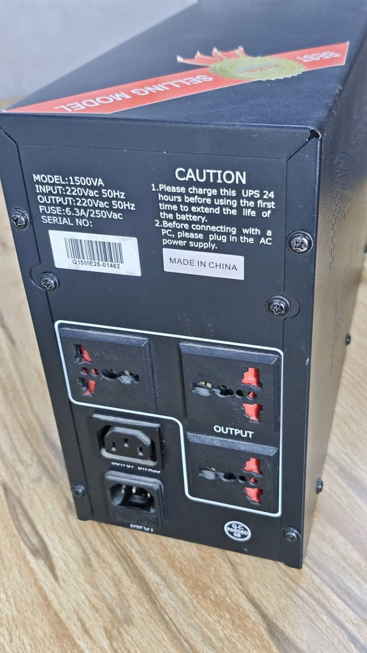 🔋UPS 1500VA MAXMA اصلي بكارتونت 🔋

مع وايره الاصلي وكتيب التعليمات

السعر 75 الف وبي مجال للشراي

شرط تفحص وتتأكد يله تاخذه

والتوصيل مجانا

ومتوفر اقراص 📀💿

كراش ثلاثية انگليزيه ب15 الف

كراش الجزء الرابع انگليزيه ب15 الف 

كراش سباق سيارات انگليزيه ب15 الف

فيفا 22 انگليزية ب15 الف

توصيل ب5 للاقراص وداخل بغداد حصراً
 (واذا تاخذ قرصين يصير توصيل مجاني)

شرط تفحص القرص يلة تاخذه 

 هارد خارجي مساحته 250 گيگا يجي مع الراك (كڤر حمايه للهارد و تحويله ) ثنينهن  ب15 الف
توصيل مجاني

قاعده ماركه دوبي الشهيره بيها 3 مراوح وبيها منفذين شحن سريع  ومنفذ يو اس بي وقاعده للاقراص
ب 15 الف والتوصيل مجاني

 سماعة واير بيها مايك واداة للتحكم بالصوت وصوتها🎧
محيطي
ب10 
توصيل مجاني 

شرط تفحص وتتأكد يله تشتري

مكاني بغداد والتوصيل بغداد حصرا 

 للتواصل: ***********  واتساب
