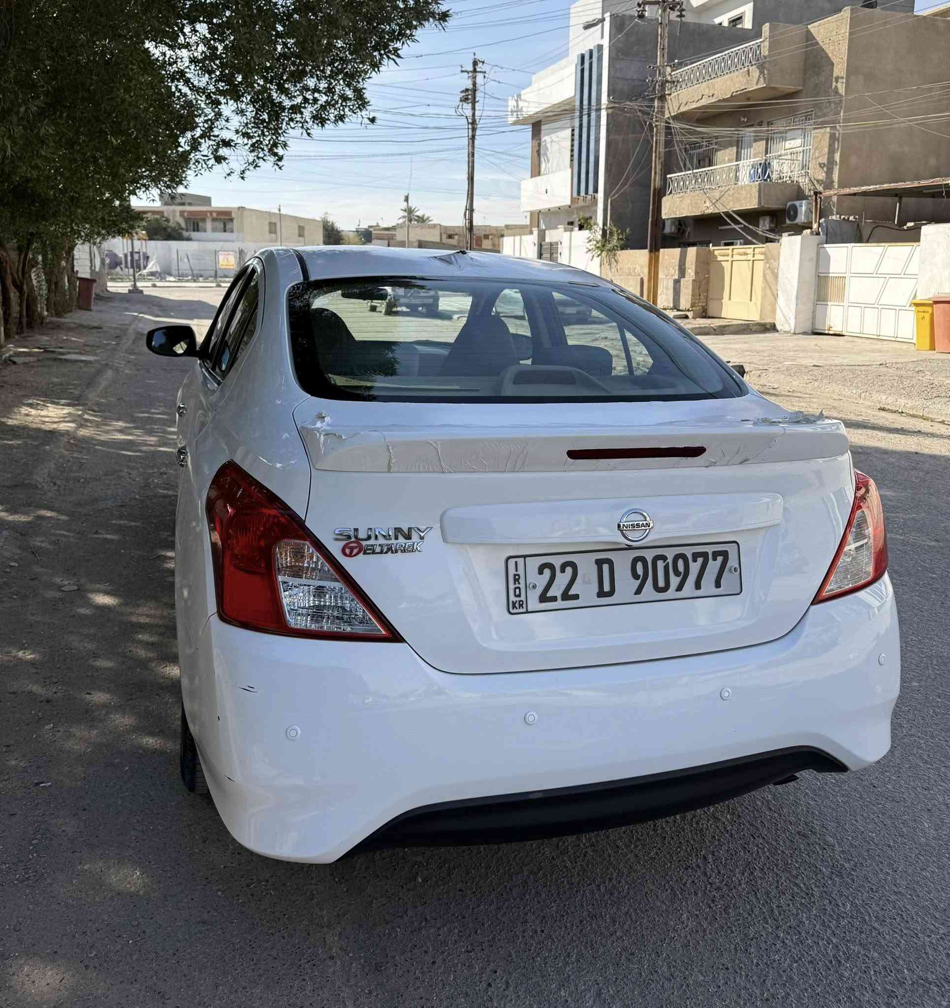 سلام عليكم
نيسان سني 2024 ماشية 49 مواصفات معروفة شاشة كاميرا حساسات تحكمات
السيارة بيها رصعة بسيطة بالجاملق جهة السائق وباقي على وضعها ومكفولة من البارد والصبغ والتبديل السيارة جديدة جدا ومابيها اي نقص ومكفولة كير محرك تبريد وكهربائيات جاهزة من كلشي مكان السيارة بغداد
السعر: ١٢٢ ورقة وبيها مجال
للاتصال: ‭***********‬
