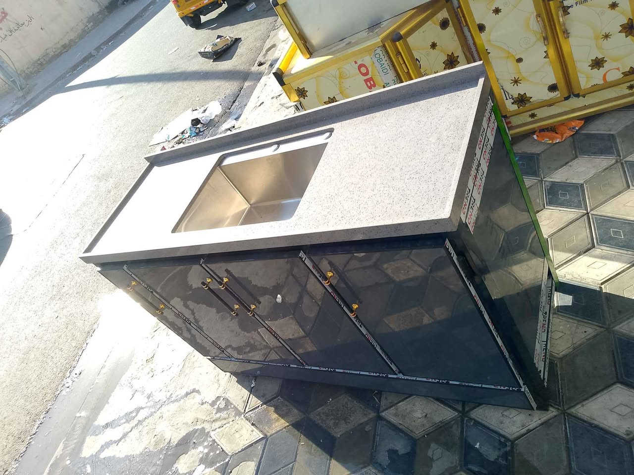 كاونتر جديد اسود و سلفر مرمر كوارتز طبيعي 
2متر معلق 
2متر ارضي+2متر مرمر كوارتز طبيعي سطح فلات
150ارضي +150مرمر كوارتز طبيعي سنك بغداد, العراق


**إذا كنت صاحب هذا الإعلان وتريد حذفه لأي سبب، رجاءا أرسل رسالة إلى الدعم الفني**