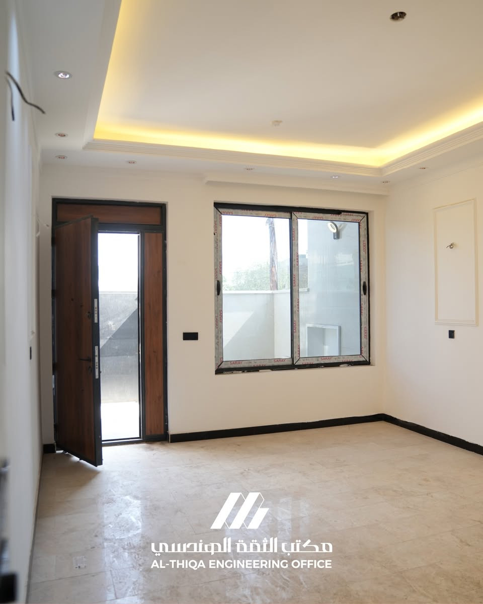 بيت للبيع بتصميم حديث واستغلال ذكي للمساحة شغل درجة اولى🏠 

مساحة 150 م | واجهه 6 | نزال 25

📍الموقع :-  حي الجهاد - الضباط - قرب شقق حي صدام 

تفاصيل البيت ⬇️

➖ الداخل 4  غرف نوم واسعة.
➖ صالة الاستقبال.
➖ مطبخ مرتب.
➖ 4 حمام بنظام حديث.

التشطيبات والمواد ⬇️

➖ الواجهة تغليف بورسلين.
➖ الأرضية مرمر.
➖ الشبابيك ألمنيوم عازل بجودة ممتازة.
➖ ديكورات داخلية.

📌 للاستفسار و معاينة البيت ميدانياً

الاتصال على الارقام ابو يوسف *********** ➖ *********** 📞
ابو مهيمن *********** ➖ *********** 📞

#عقار #عقارات #عقارات_للبيع #عقاراتي #عقارات_العراق #العقارات 
#المقاولات_العامة #مقاولات #مقاولات_عامة #البناء #البيع #الشراء #الايجار #الايجارات
