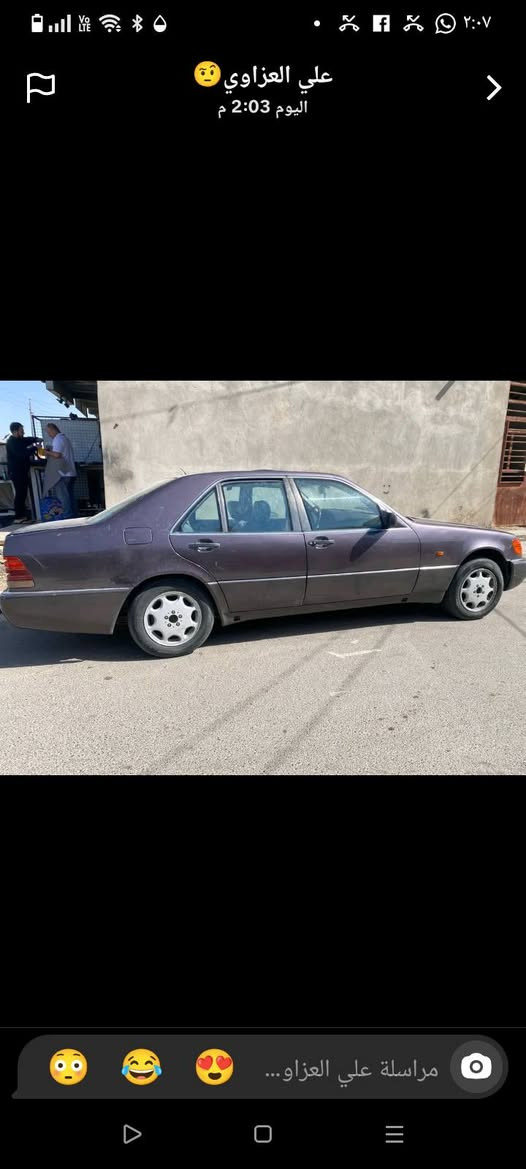 السلام عليكم 
مارسدس شبح موديل 96فول مواصفات جاهزه وكامله نقصها  كيجات عطلت عندي يعني كهرباء مكينه وكير بطه 3000كير ومكينه جدد تخم تاير جديد صدر كله جديد سياره جاهزه رقم انبار الماني شرط تحويل  مواصفات سلايت دبل جام كشن كهرباء غرفه جديده سياره قبل 3ايام كحلتها وثبغت دعاميات ونانو سيراميك يعني سياره كلش حلوه ونواقصها كلش بسيطه للستفسار ***********العنوان الشعب الثعالبه
