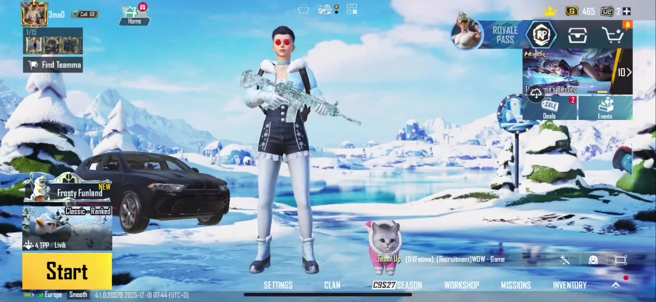 حساب ببجي مرتب للبيع لفل المجموع٦٩بي ٦ متريل ابيع وجع لوجه مكان سليمانيه ٤٠٠قفل


**إذا كنت صاحب هذا الإعلان وتريد حذفه لأي سبب، رجاءا أرسل رسالة إلى الدعم الفني**