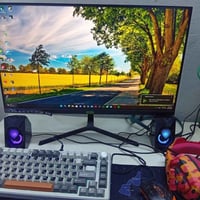 المعالج i5 11 كرت الشاشه 3060 12كيكة الشاشة شركة ELSA 185hz الحجم 25 ا...